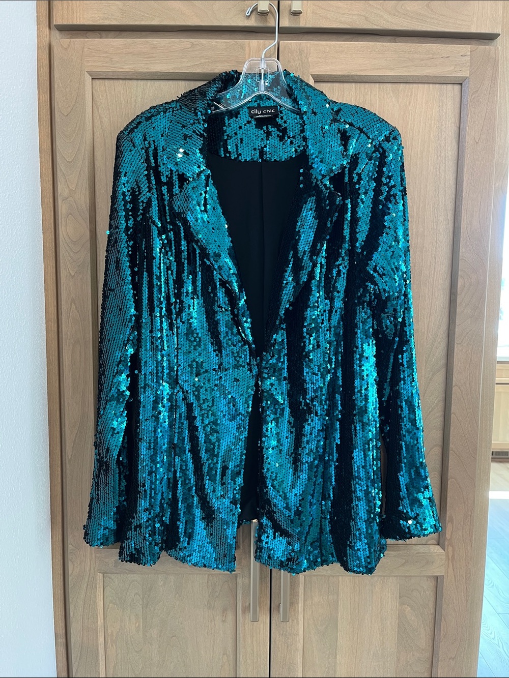 City Chic Sequin Seduction Jacket